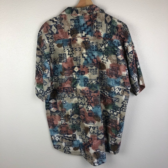 Vintage 80’s Men’s Maxx FM Button Down Shirt, L - Picture 4 of 4